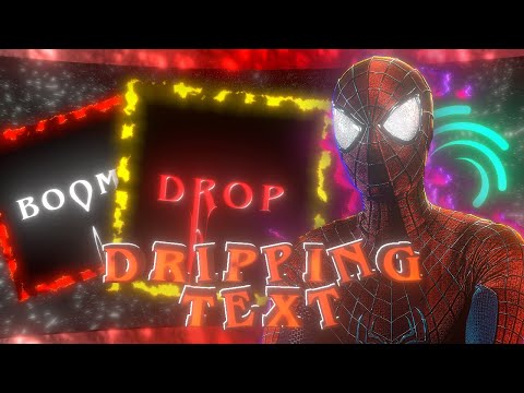 AE like DRIPPING TEXT (Smear effect) in Alightmotion 🤯 (+preset)