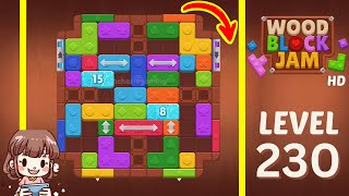 Wood Block Jam Level 230 Solution Walkthrough