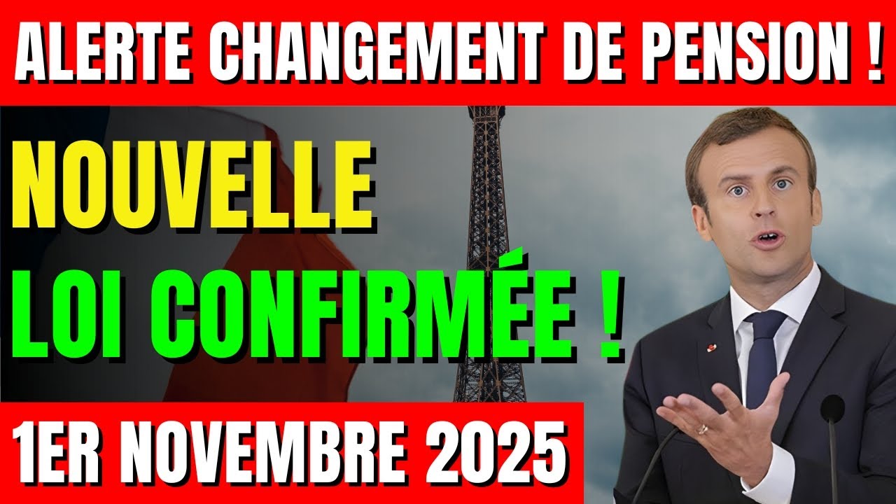 🚨 Retraités : Révolution Totale dès le 1er Novembre 2025 – Vos Pensions Vont Changer !