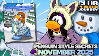 November 2025 Penguin Style Secrets Club Penguin Journey