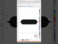 How to Create Simple Decorative Shape in CorelDRAW | Easy Label Design Tutorial in 1 Minute #design