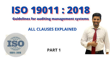 ISO 19011: 2018I Guidelines for auditing management systems part 1