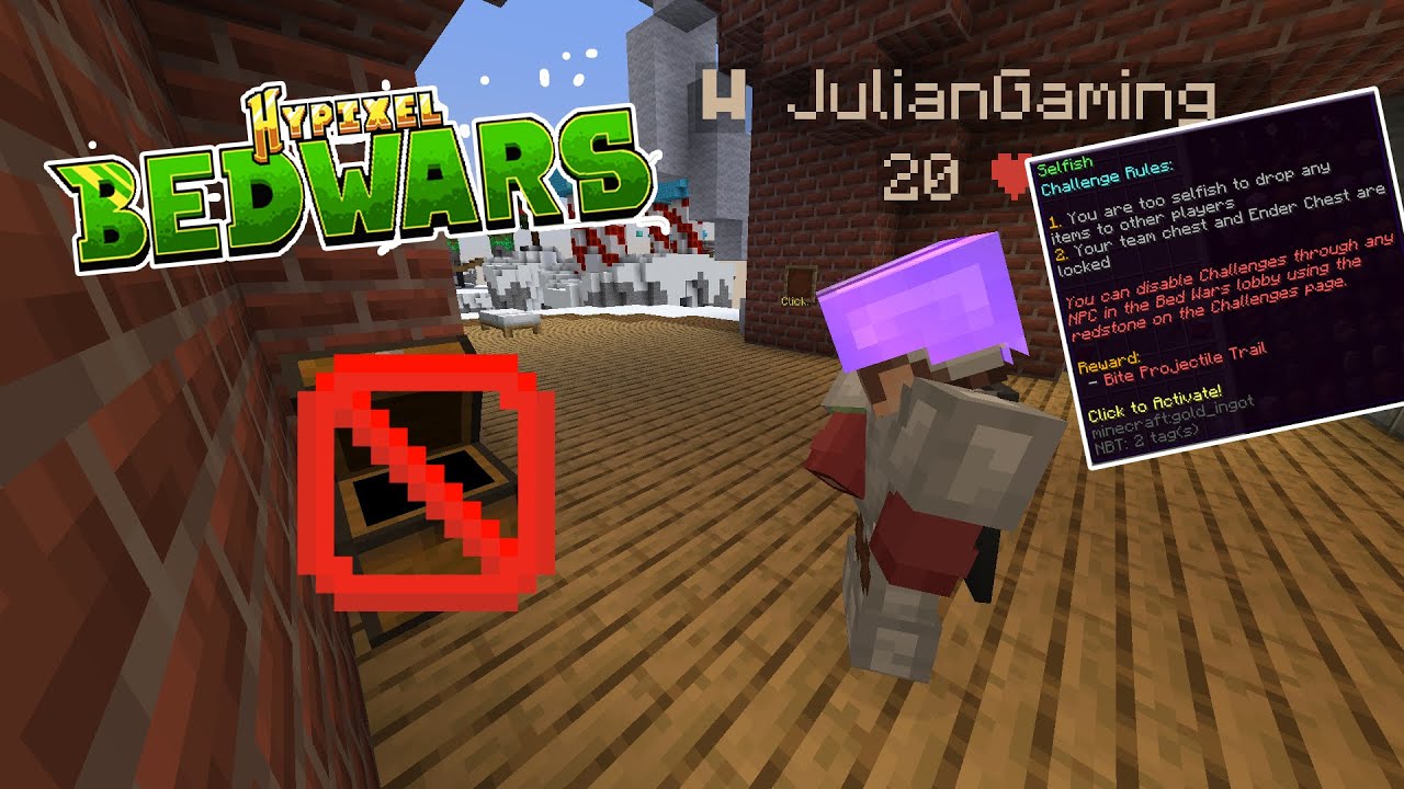 Minecraft Bedwars But We Are Selfish - YouTube