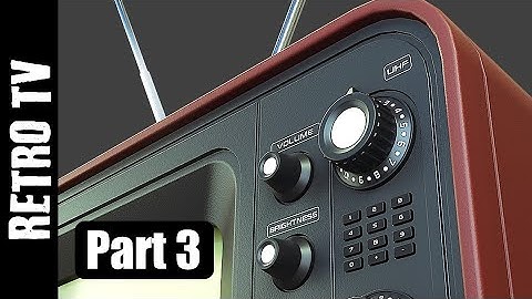 BLENDER: RETRO TV (PART 3: MATERIALS)