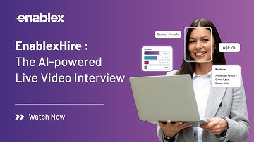 EnableX Hire - AI-Powered Live Video Interviews!