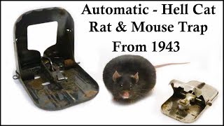 The Automatic / Hell-Cat Mouse & Rat Trap From 1943. Mousetrap Monday The Automatic / Hell-Cat Mouse & Rat Trap From 1943. Mousetrap Monday