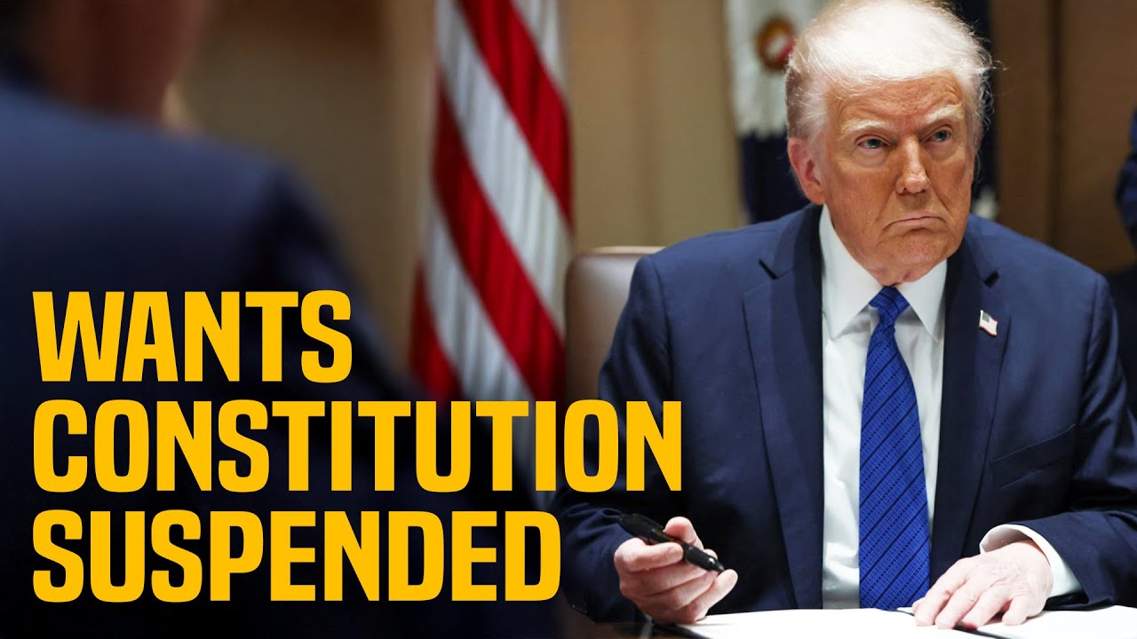 Trump CONFIRMS Constitution is toilet paper to him in SICK post