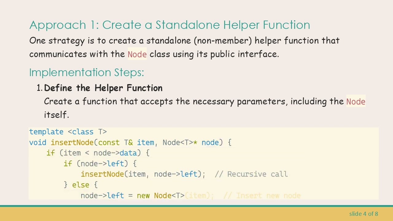 How to Implement a Private Helper Function in C+ +  without Modifying the Header File