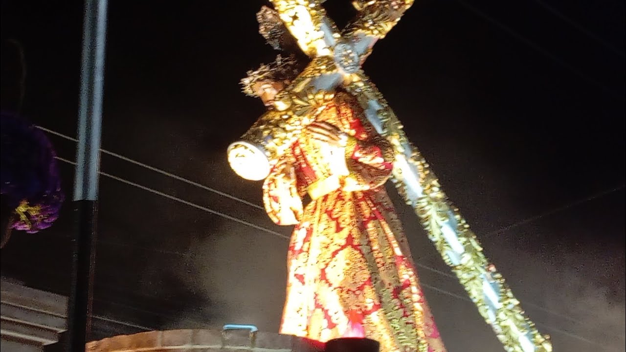 Mater mea procesión penitencial de la consagrada imagen de Jesús del calvario 