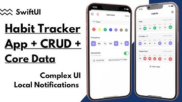 SwiftUI 3.0 - Habit Tracker App + Core Data - Complex UI - MVVM - CRUD - Xcode 13 - SwiftUI Tutorial