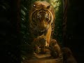 The Monkey’s Brave Move: How a Banana Tamed a Tiger 🐒🐯 #Monkey #Tiger #Banana #AnimalShorts #Shorts