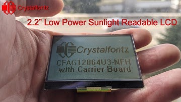 2.2" Low Power + Sunlight Readable LCD Module