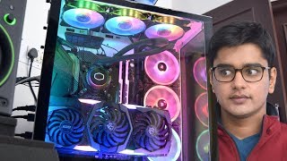 Building My EPIC 4K Gaming\/Editing PC [2080 Ti \/\/ 9900K \/\/ Vertical GPU \/\/ Full A-RGB]