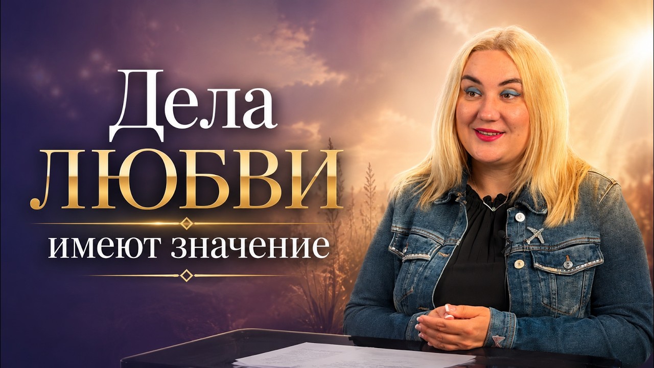 Ободряющее слово | Дела любви имеют значение