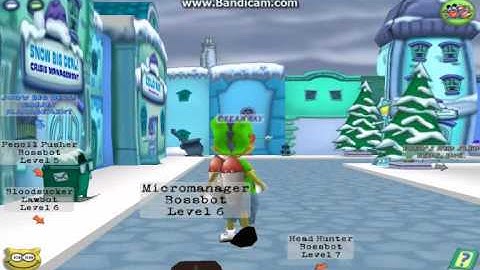 Toontown- jumping over a micromanager