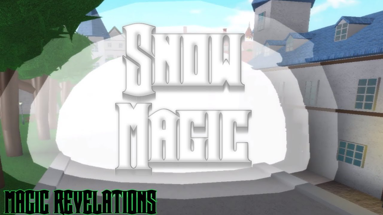 Checking out Snow Magic in Magic Revelations (ROBLOX)