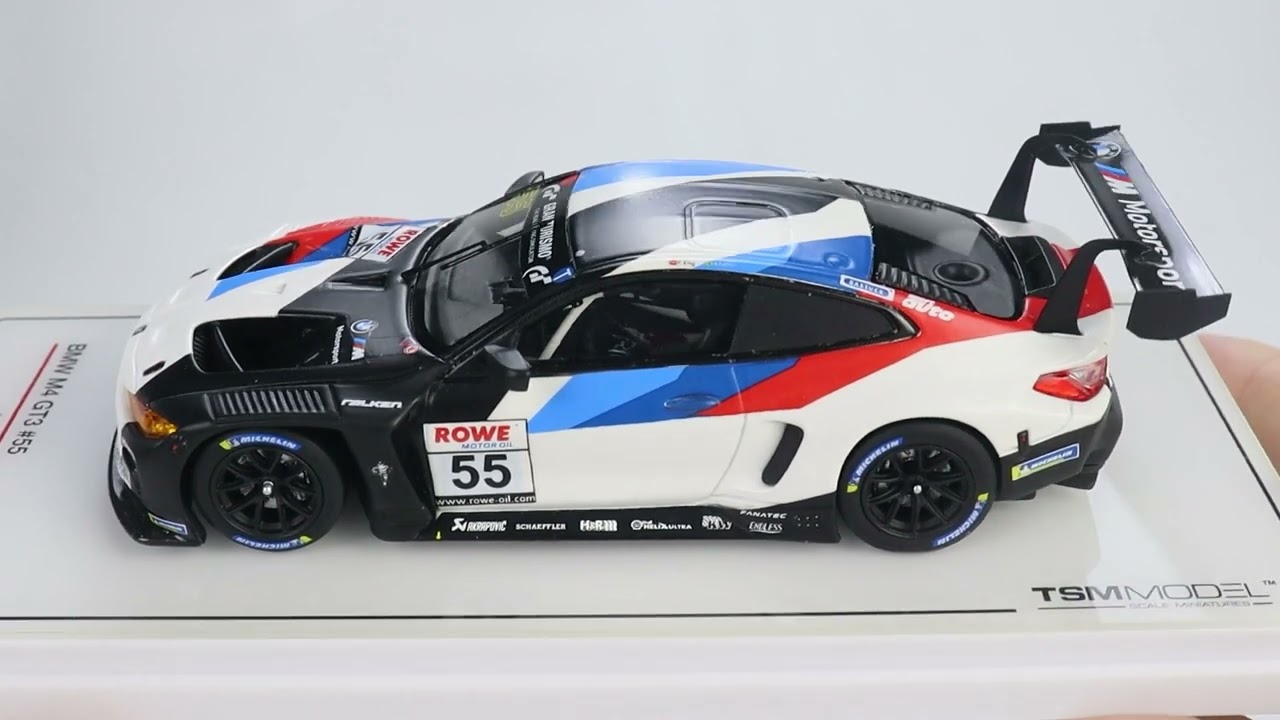 TSM 1/43 BMW M4 GT3 #55 2021 Nürburgring Endurance Series (TSM430605) Resin Car Model available now