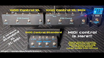 X100 Control Pedals - MIDI control is here!! I