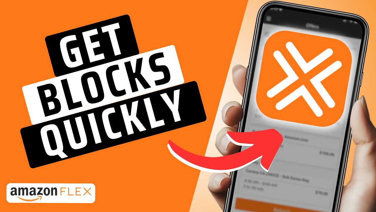 How To Get Amazon Flex Blocks Quickly- Beginner Guide - YouTube