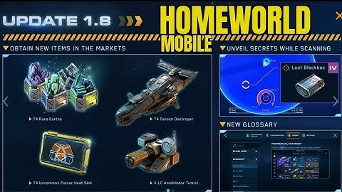 HOMEWORLD! Mobile. Update 1.8