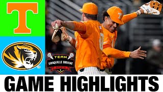 #3 Tennessee vs Missouri Highlights | NCAA Baseball Highlights | 2024 College Baseball
