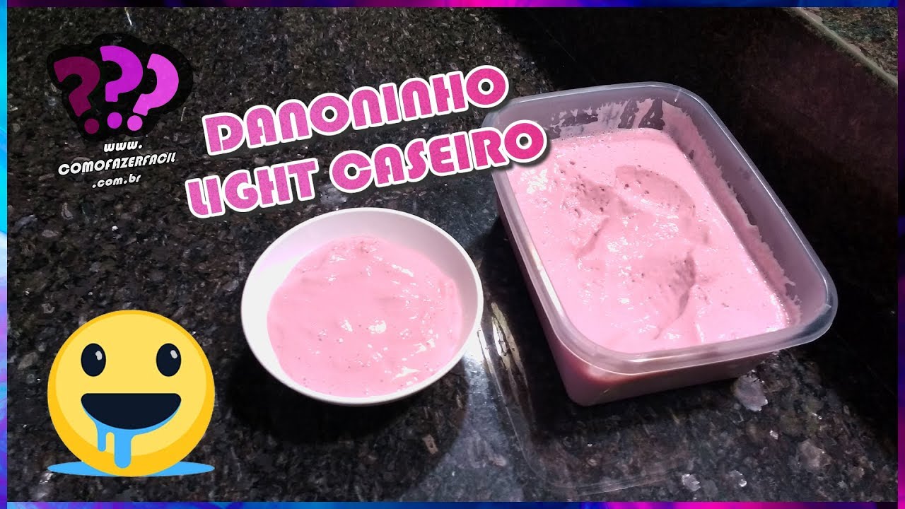 COMO FAZER DANONINHO FITNESS FIT LIGHT DUKAN COMO FAZER FÁCIL #RECEITAS 73