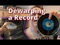 Dewarping a record in the oven. Is this a good way to fix a vinyl record?