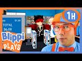 Blippi Goes Shopping | Blippi Plays |  Moonbug Kids - Games &amp; Playtime