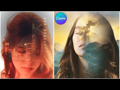 Master the Double Exposure Effect in Canva Tutorial | Step-by-Step Tutorial For Beginners