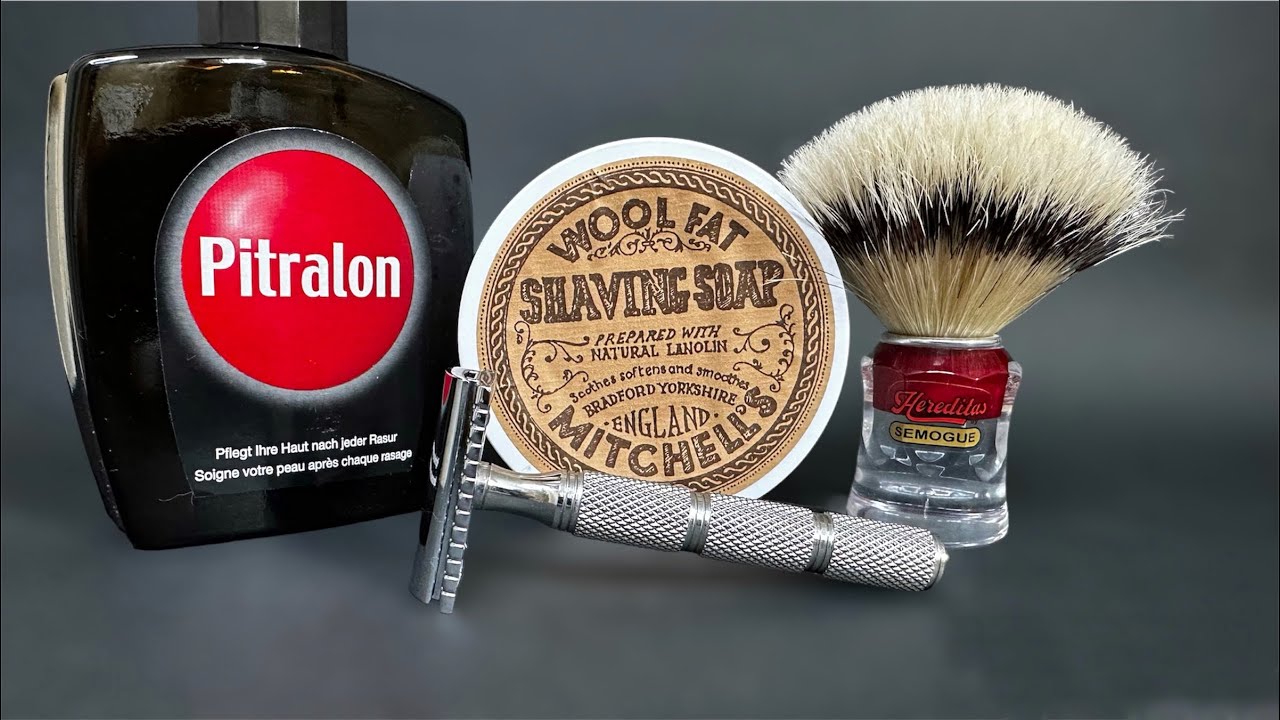 💈RazoRock Mentor💈New Mitchell's Wool Fat (Tallow-Free)💈Semogue 830💈Pitralon ASL🇨🇭