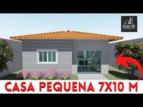 Vídeo: Projeto de uma casa 10 por 10. Casa térrea 10 por 10 de madeira, blocos de espuma