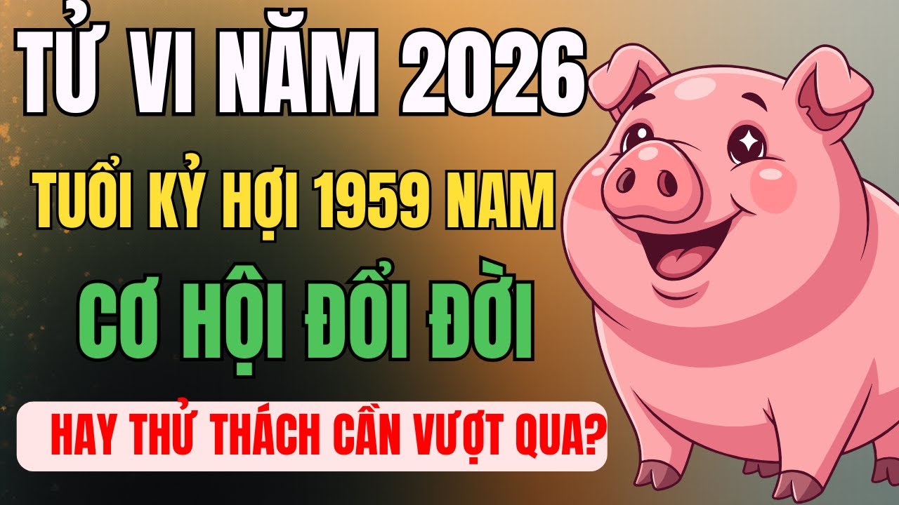 Tử Vi Năm 2026 Tuổi Kỷ Hợi 1959 Nam Mạng: Cơ Hội Đổi Đời Hay Thử Thách Cần Vượt Qua?