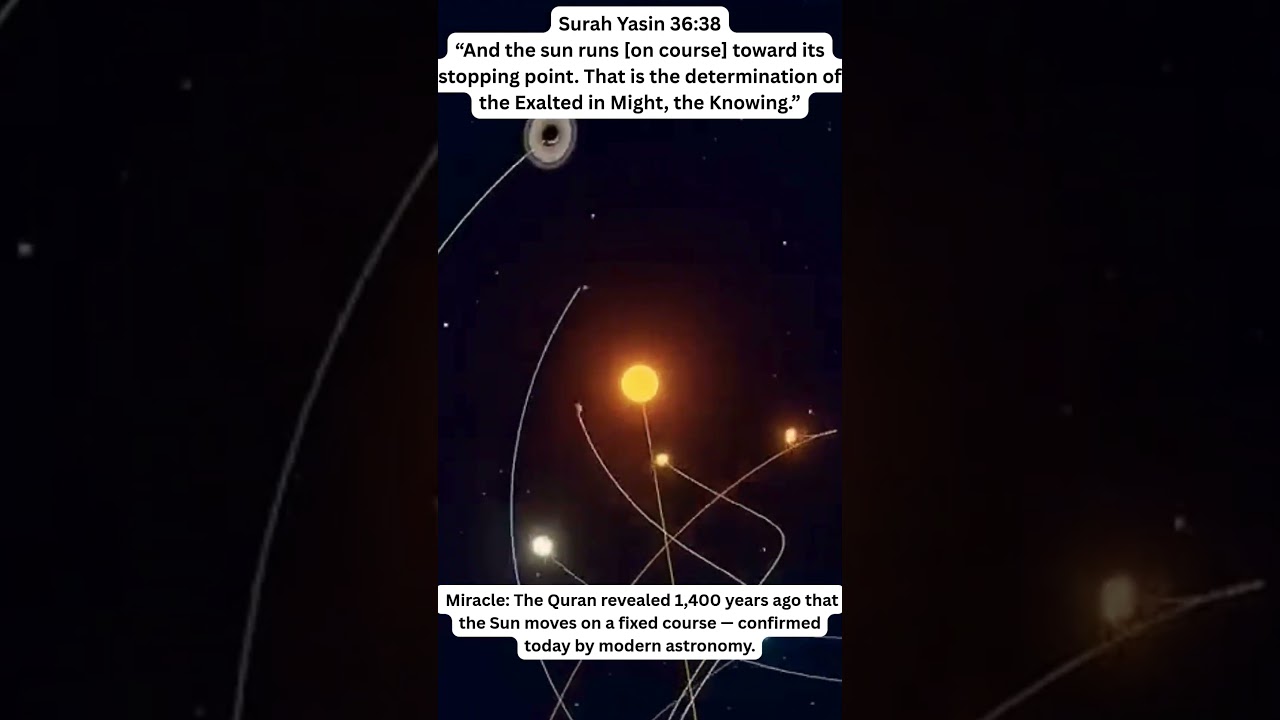 Quran Revealed the Sun’s Movement 1,400 Years Ago 