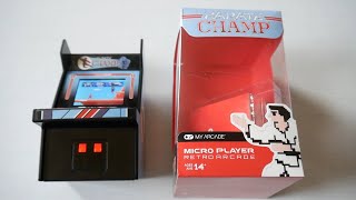 6 Zoll Collectible Retro Arcade Karate Champ Micro Player von Data East für 22 Euro 🥋 Unboxing Video