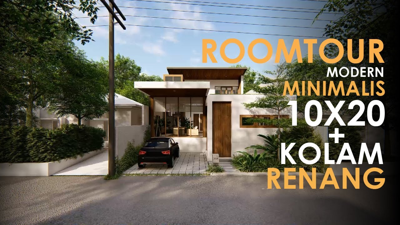 ROOM TOUR DESAIN  RUMAH TROPIS MODERN  MINIMALIS DENGAN 