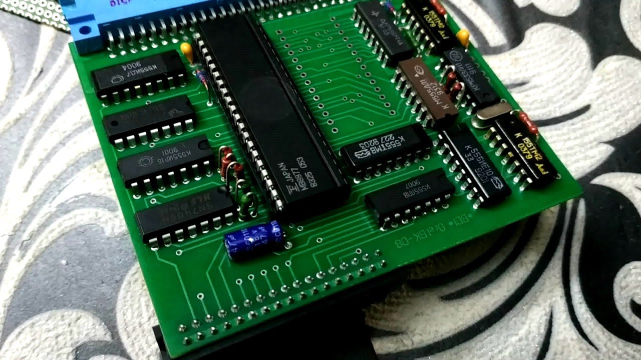Floppy drive controller for ZX Spectrum and New Year. - YouTube
