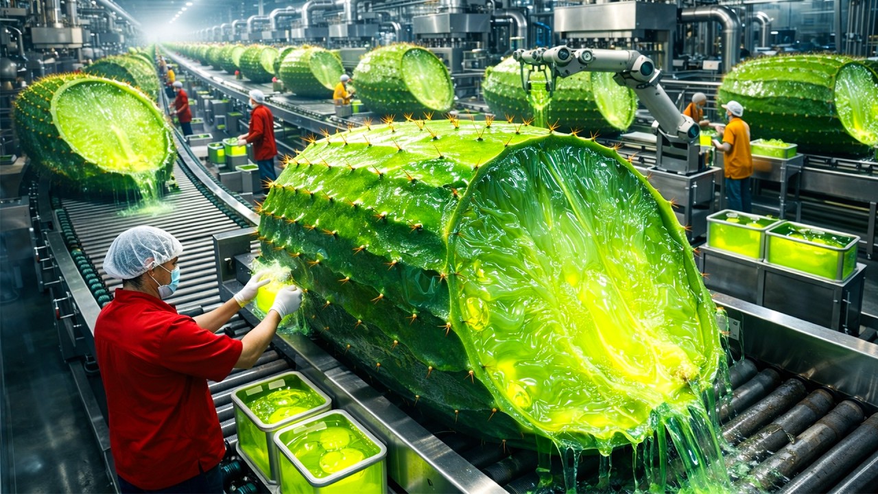 Inside a Modern Cactus Plant — The Future of Natural Juice & Medicine Production