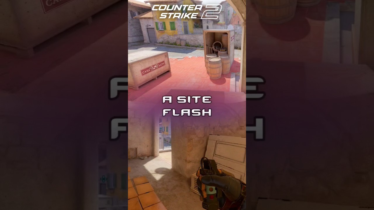 CS2 Inferno A Site Flash from Aps | 