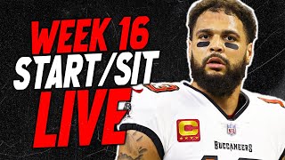 LIVE Week 16 Start/Sit Fantasy Football Advice Q&amp;A | Fantasy Football 2025