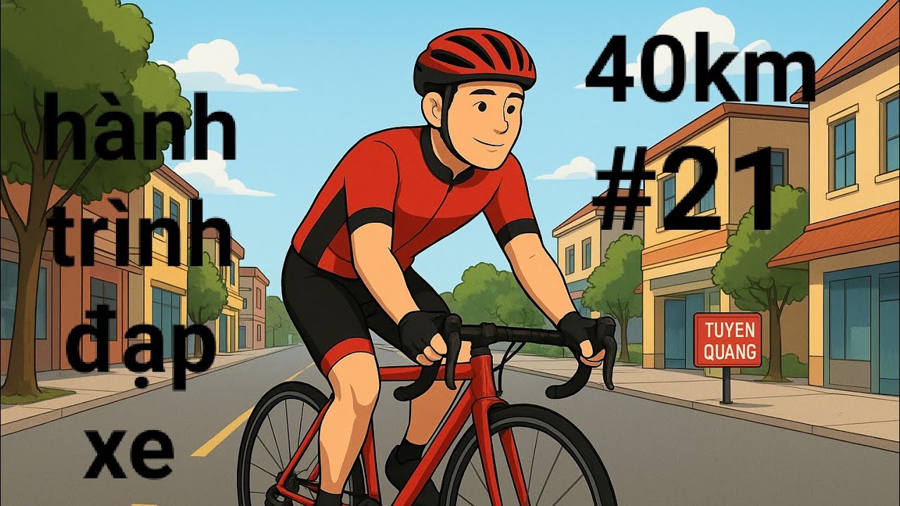 Hành trình đạp xe 40km trong 30 #21 40km cycling trip in 30 minutes #22