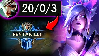 THE MOST CRAZY RIVEN PENTA KILL I HAVE EVER GOT (ENEMY FLIES ACROSS THE MAP)