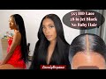 5x5 HD Lace 28 in Jet Black No Baby Hair Closure Wig | LovelyBryana x Nadula Hair