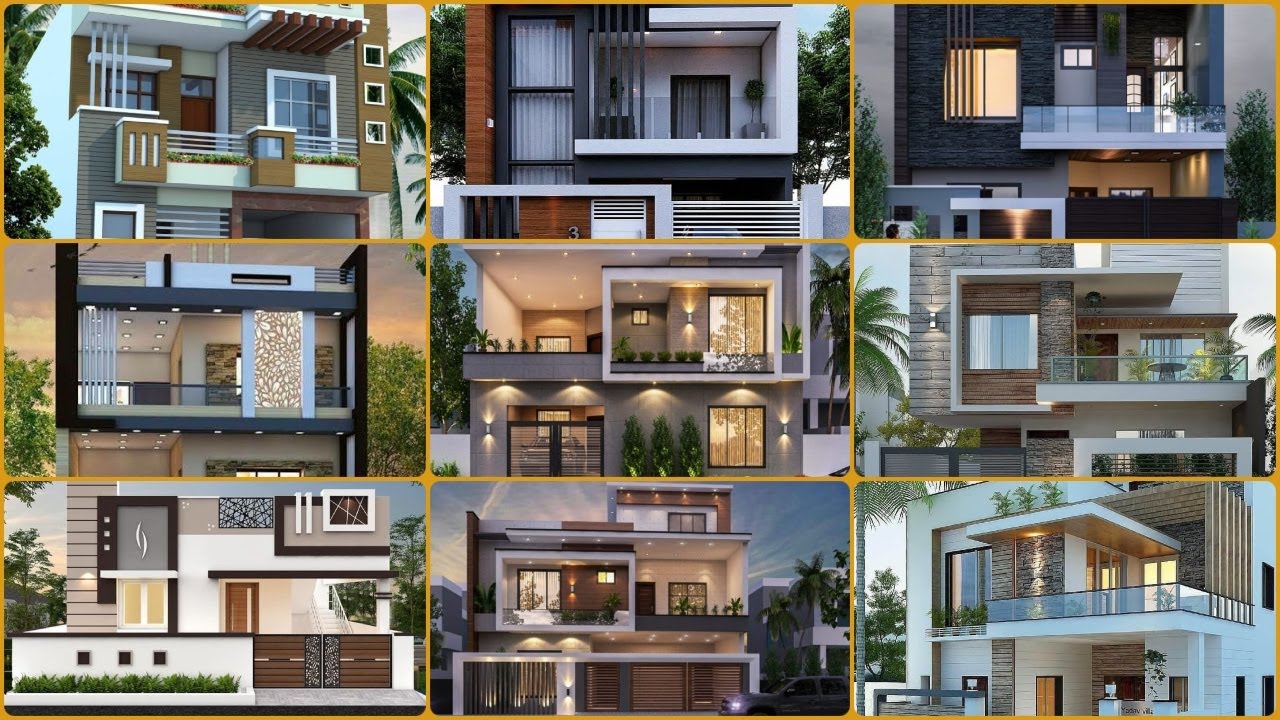 20 Modern House Front Elevation Design Ideas/Home Front Wall Design
