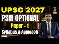 UPSC PSIR Optional Paper 1: Complete Syllabus & Preparation Strategy | Beginner's Guide