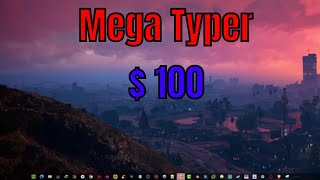 حقيقة موقع وربح 100$ في شهر mega typers