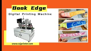 Book edge printing machine digital style fore edge painting device