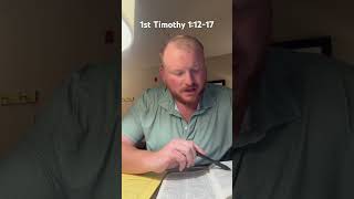 1st Timothy 1:12-17 Paul is explaining that if God can use him then he can use you!