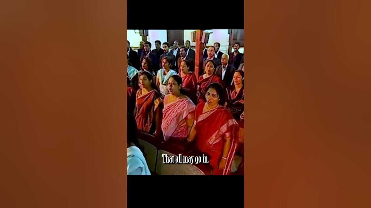 To God Be The Glory sung by 150 voice Mass Choir for Classic Hymns album.