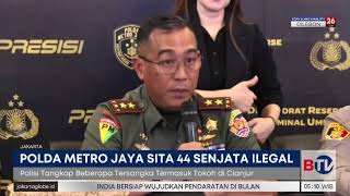 Polda Metro Jaya Sita 44 Senjata Ilegal, Jenis Apa Saja?