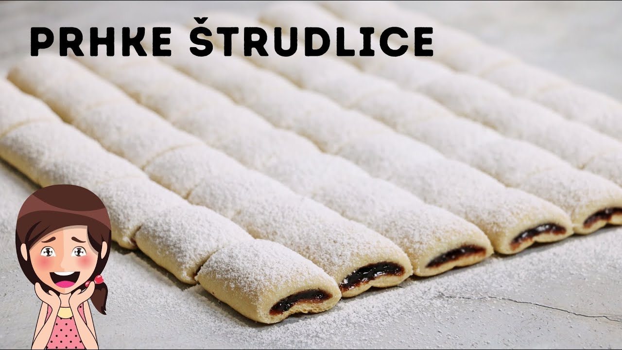 PRHKE ŠTRUDLICE SA PEKMEZOM OD ŠLJIVA - KAO KUPOVNE - BRZO SPREMNE - BRZI KEKSIĆI - BRZI KOLAČIĆI